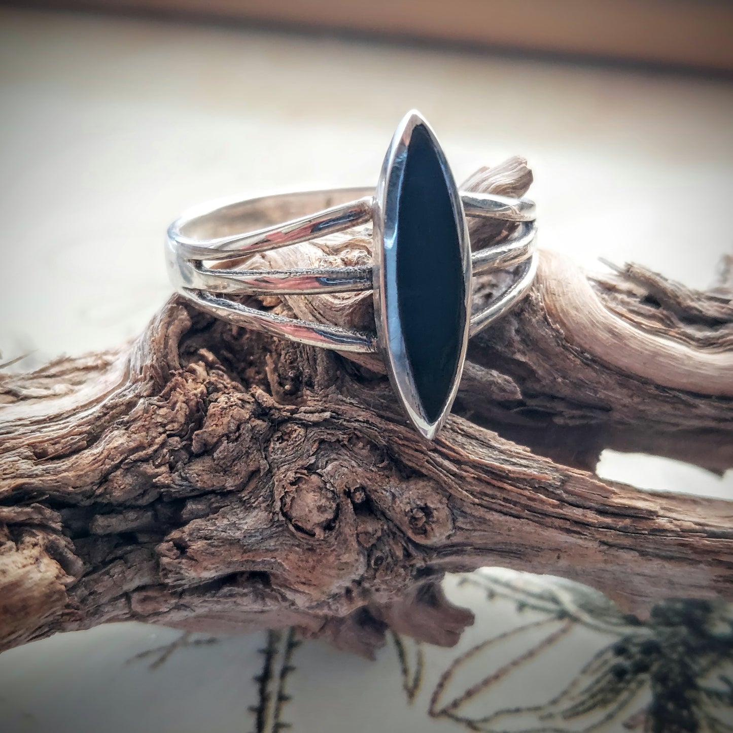 Sterling Silver with Black Onyx Ring