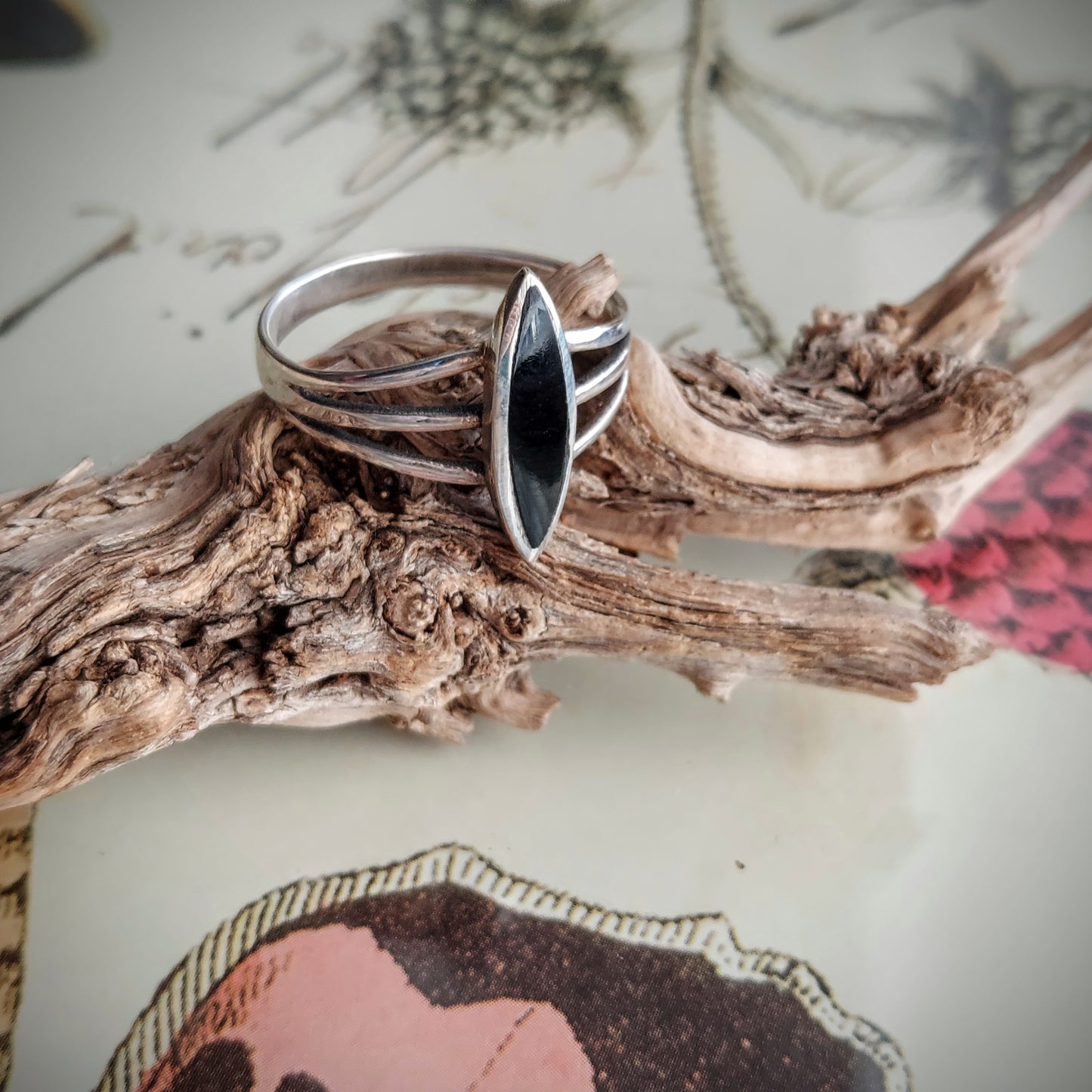 Sterling Silver with Black Onyx Ring