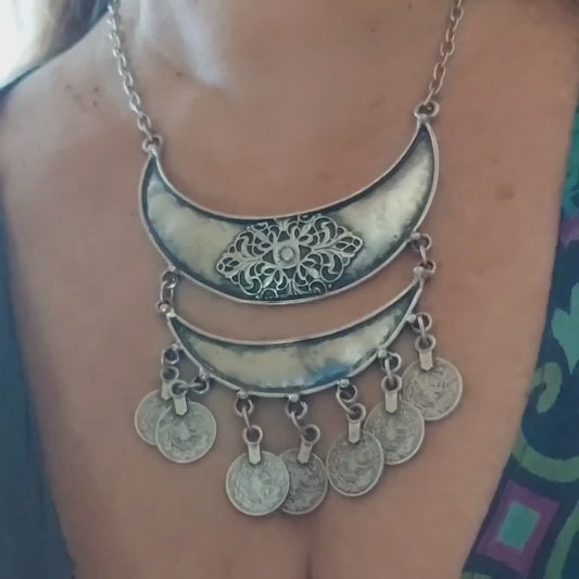 Tribal Coin Necklace