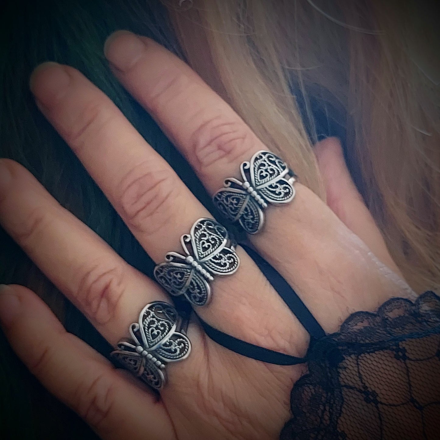 Butterfly Stainless Steel Ring