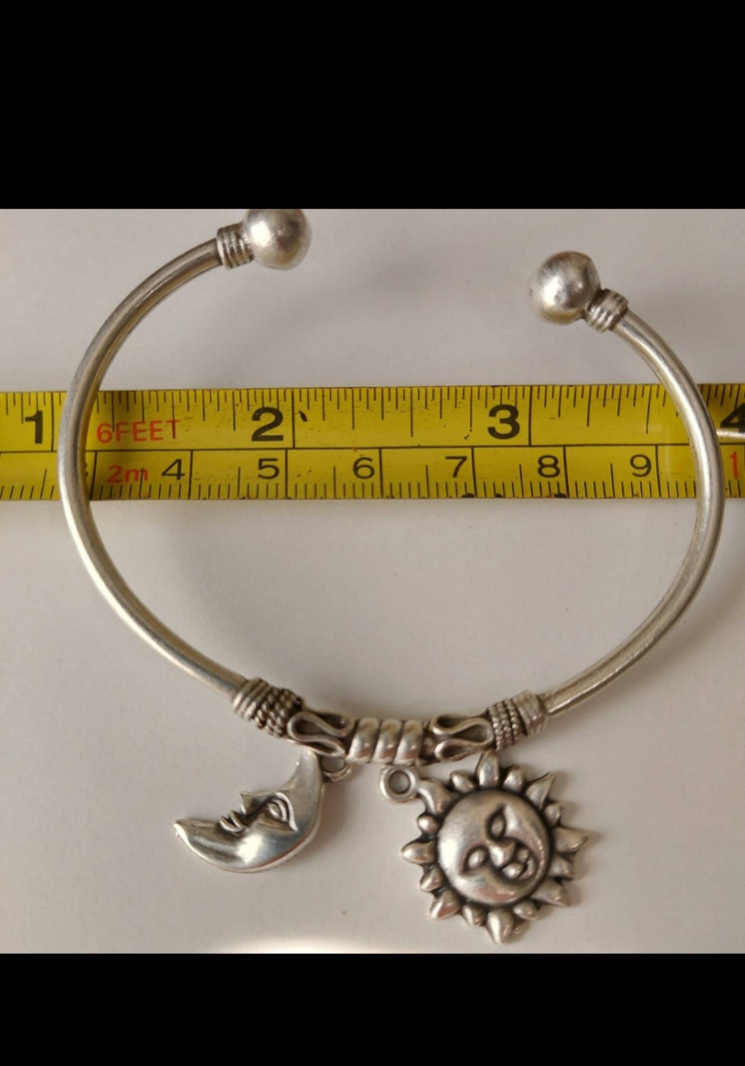 Sun and Moon Cuff Bracelet