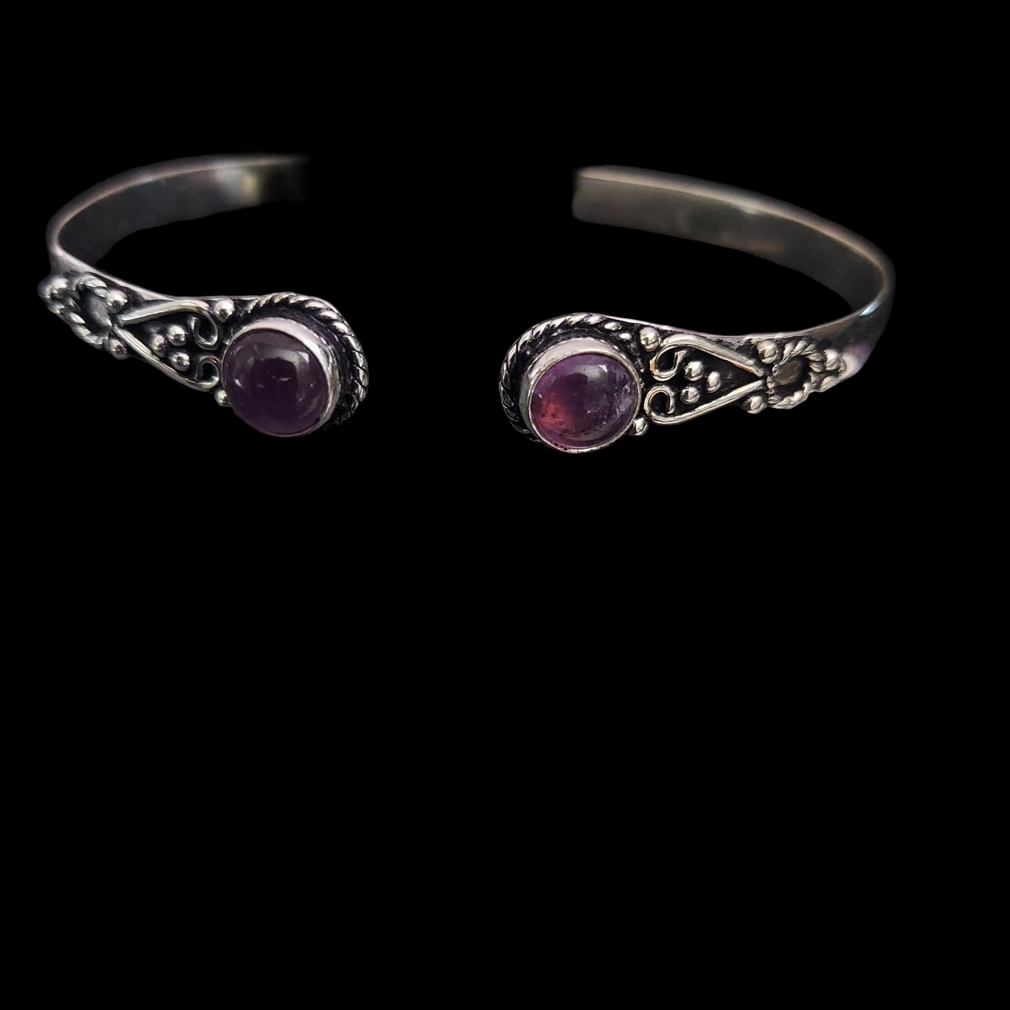 Amethyst Cuff Bracelet