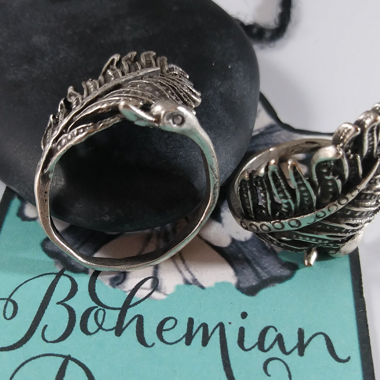 Swan Feather Ring