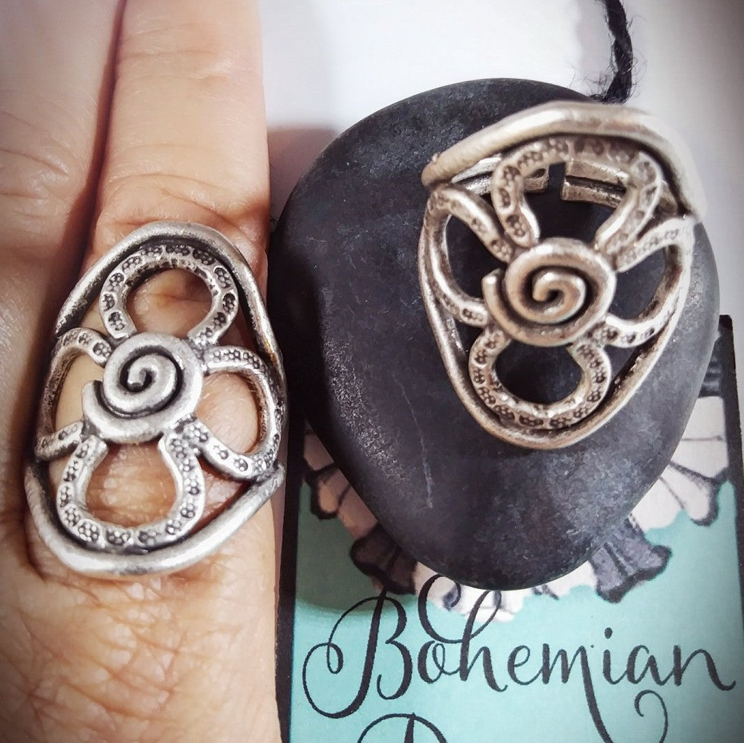 Hippie Flower Ring