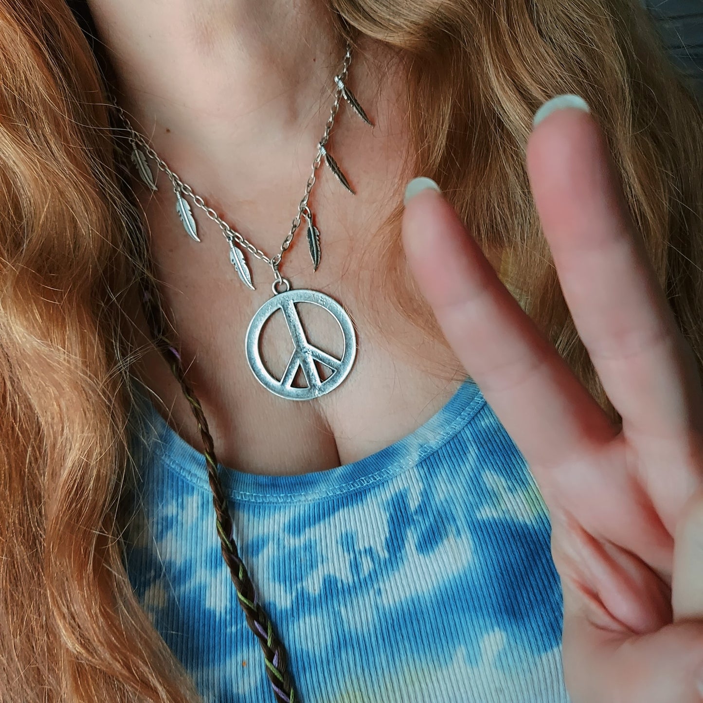Peace Sign Necklace
