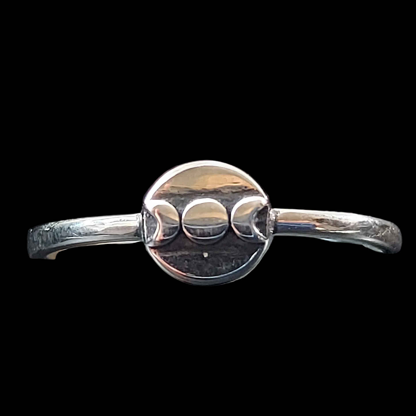 Sterling Silver Moon Phase Ring