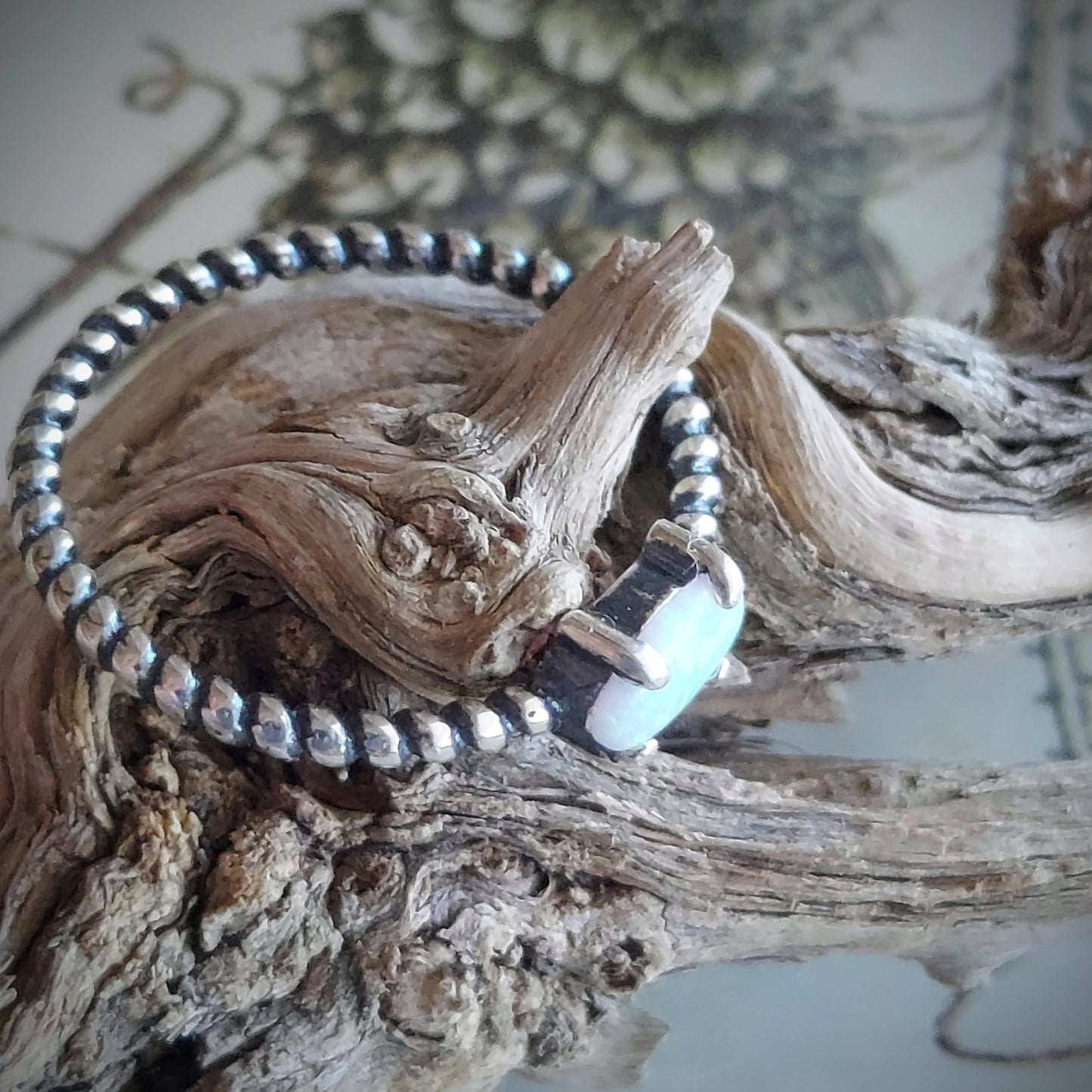 Sterling Silver Opal Ring