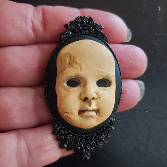 Baby Face Brooch Pin