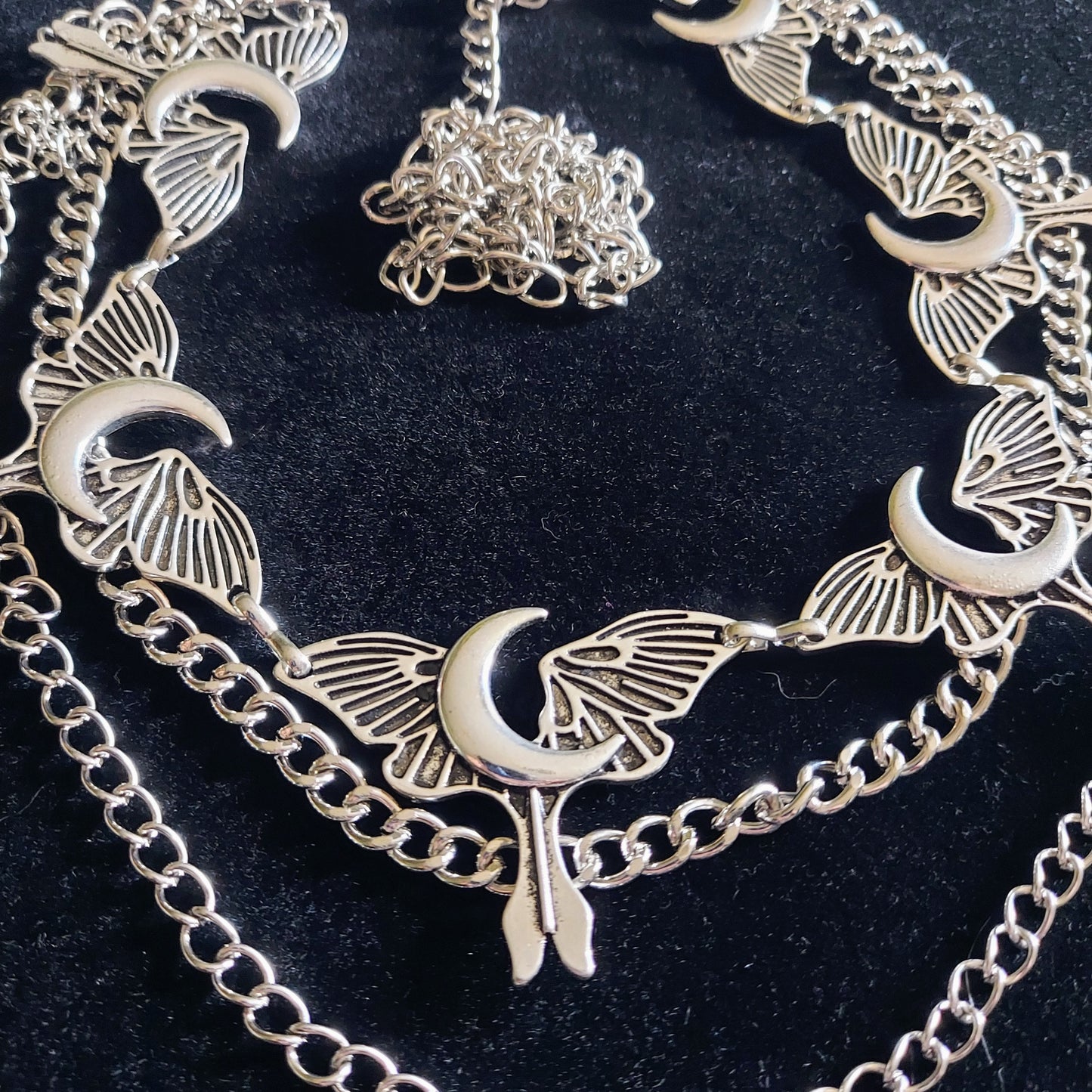 Luna Moth Belly Chain Belt