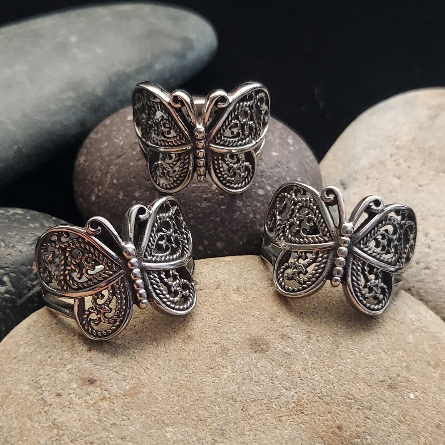 Butterfly Stainless Steel Ring