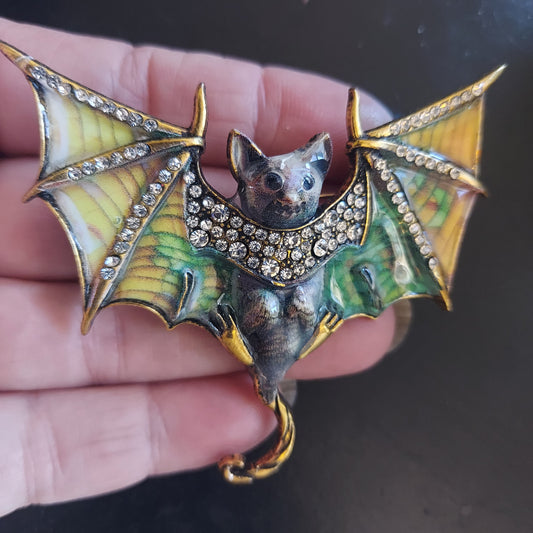 Yellow Green Baby Bat Brooch Pin (Copy)