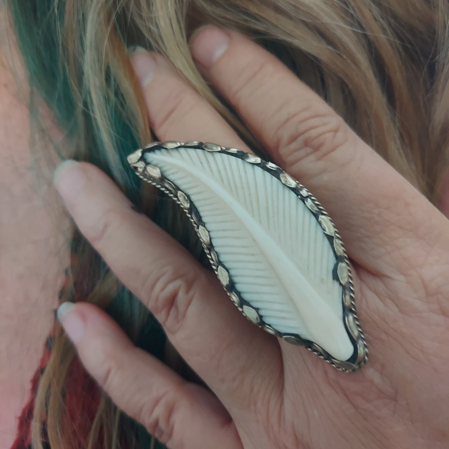 Feather Bone Ring