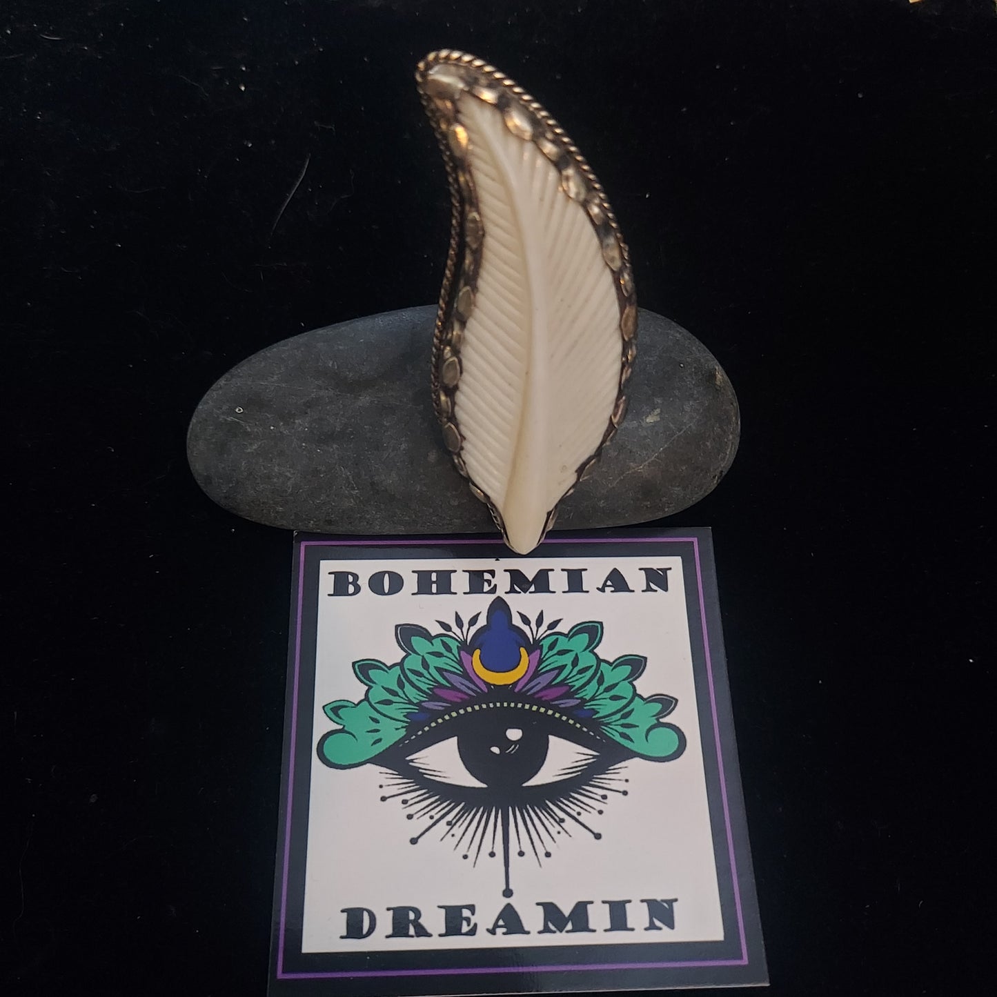 Feather Bone Ring