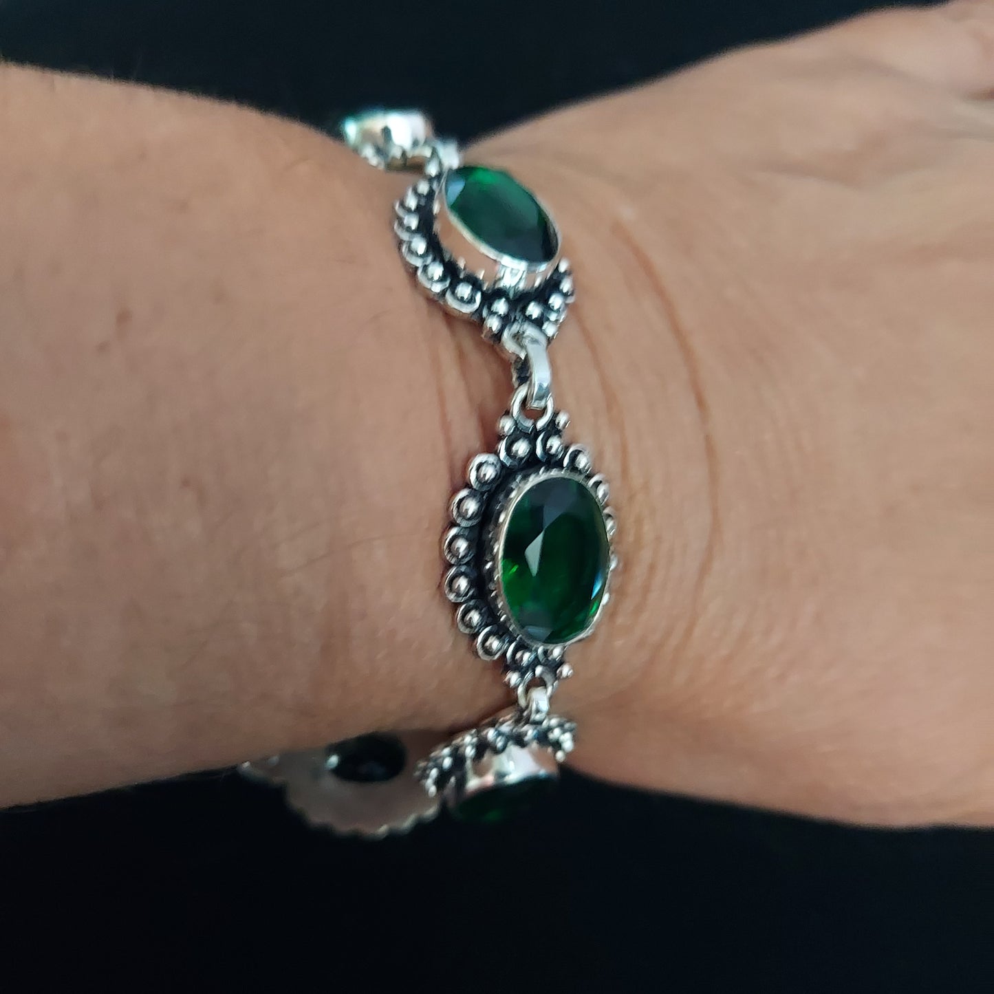 Green Link Bracelet