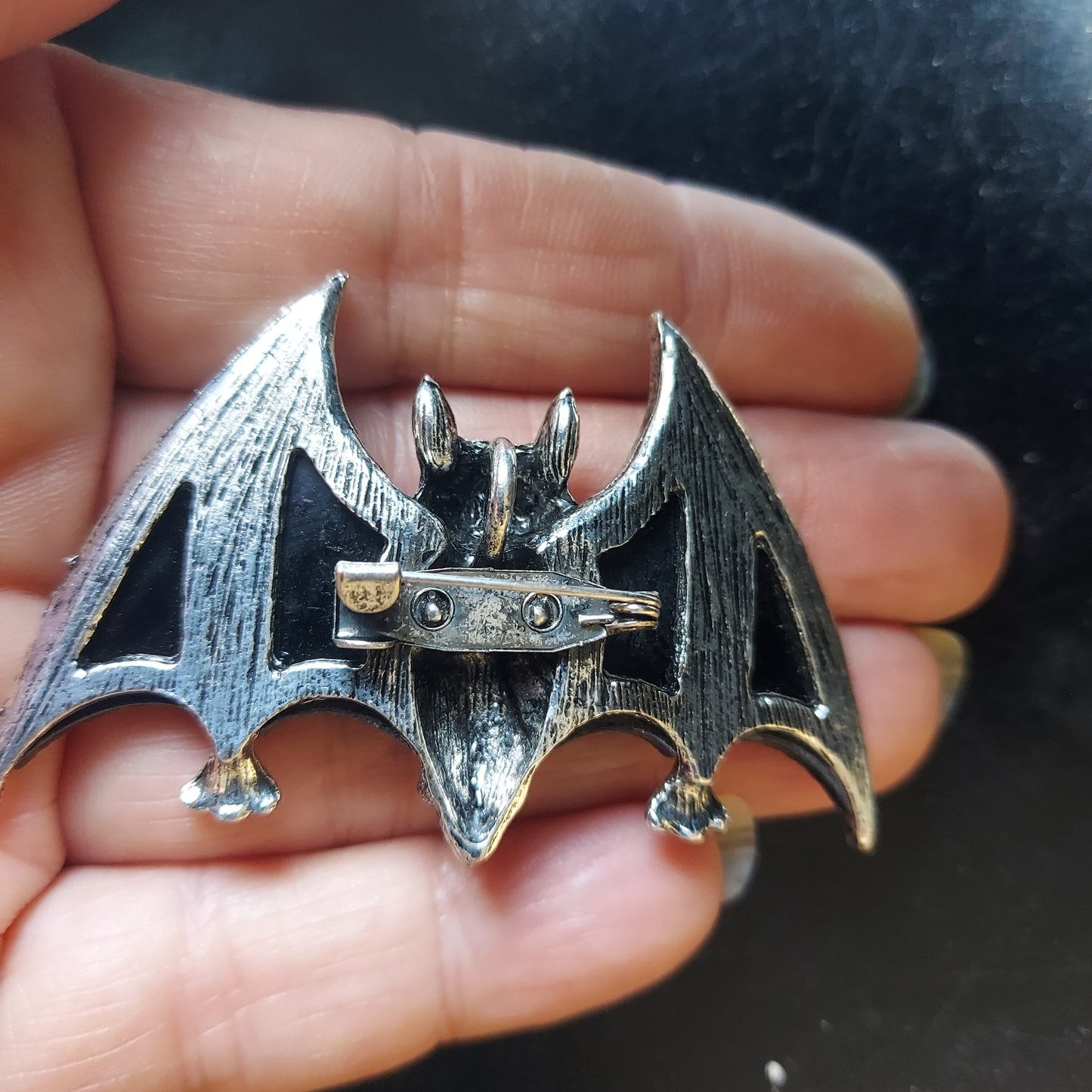 Abalone Bat Brooch Pin