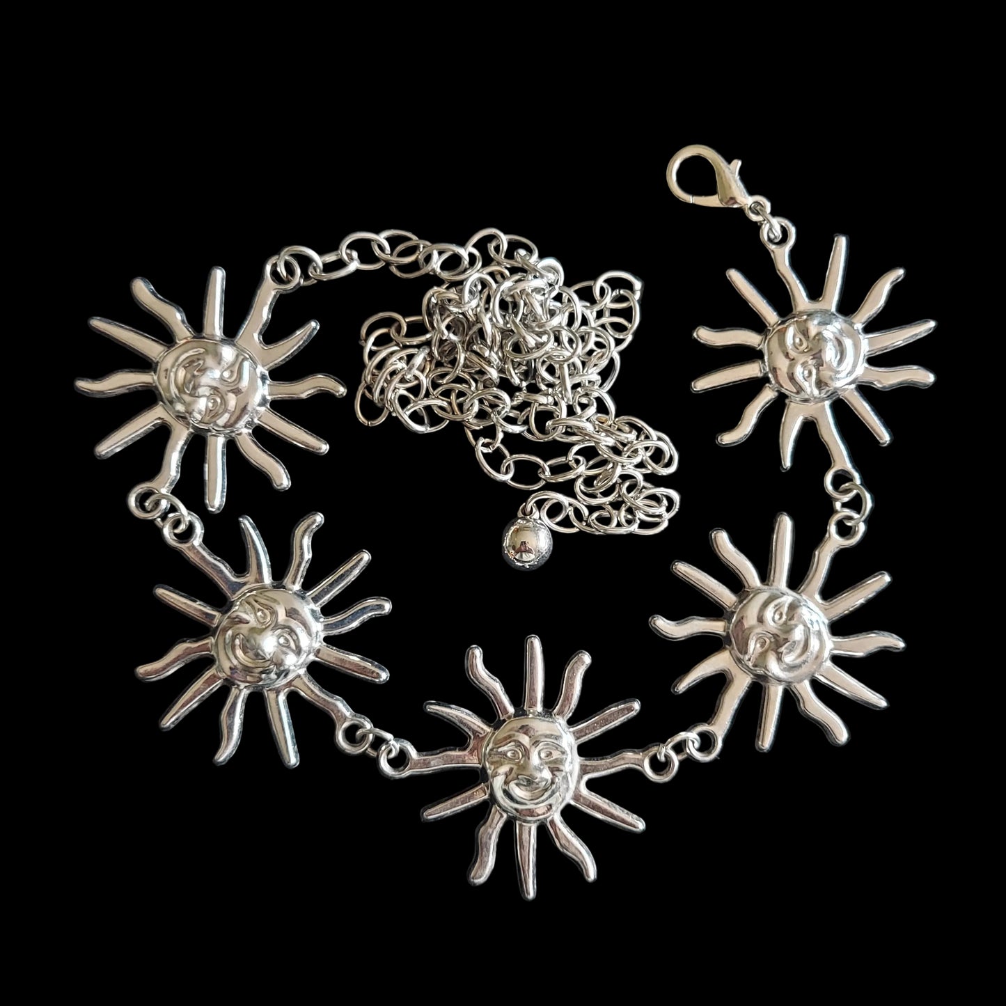 Smiling Sun Belly Chain Belt