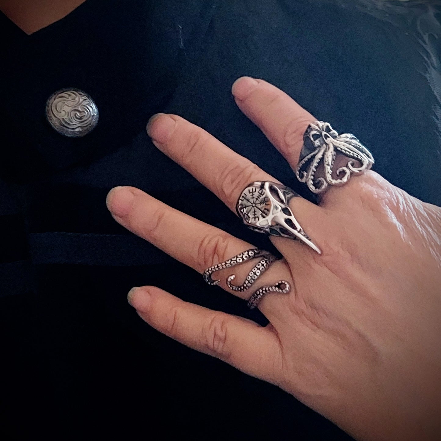 Octopus Stainless Steel Ring