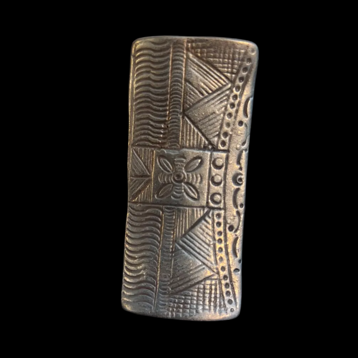 Stamped Tribal Ring