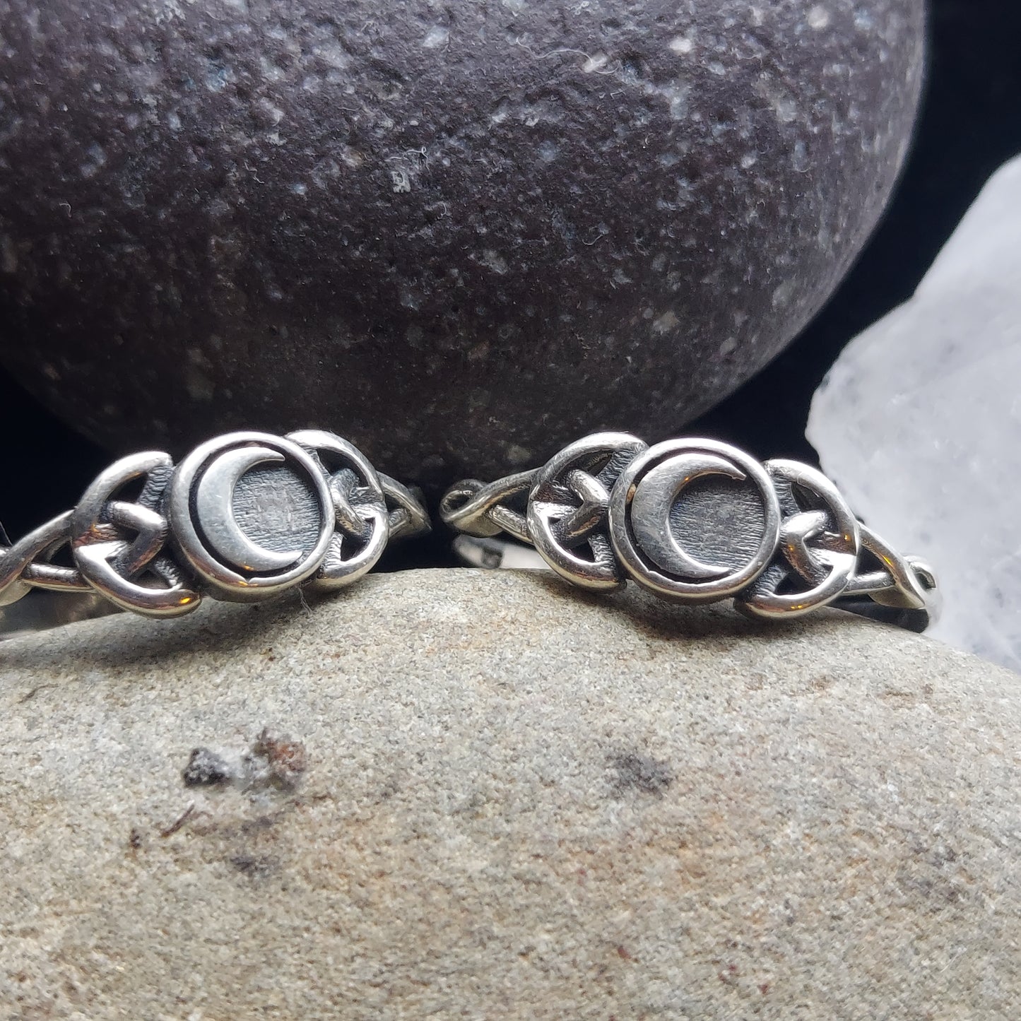 Sterling Silver Crescent Moon Ring