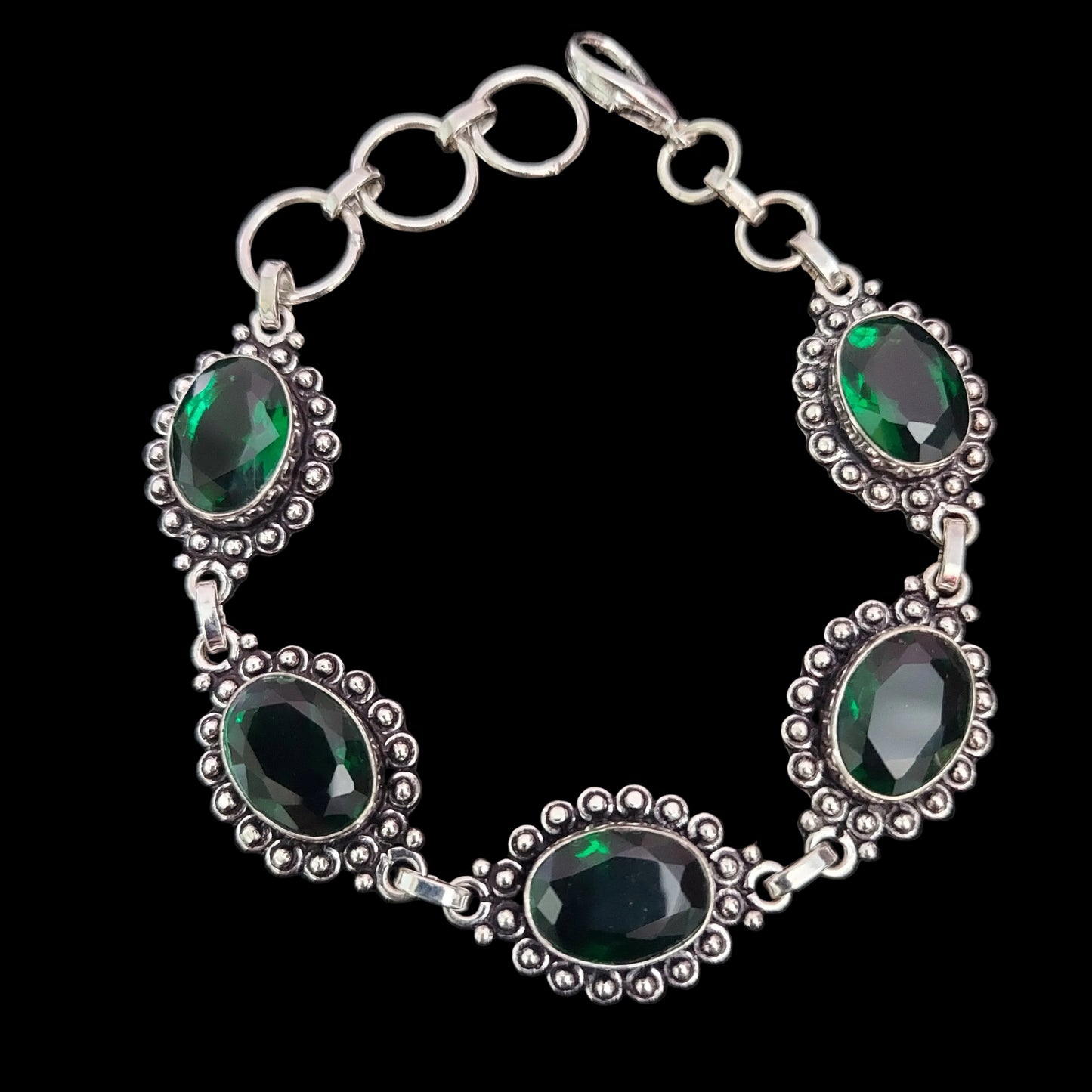 Green Link Bracelet