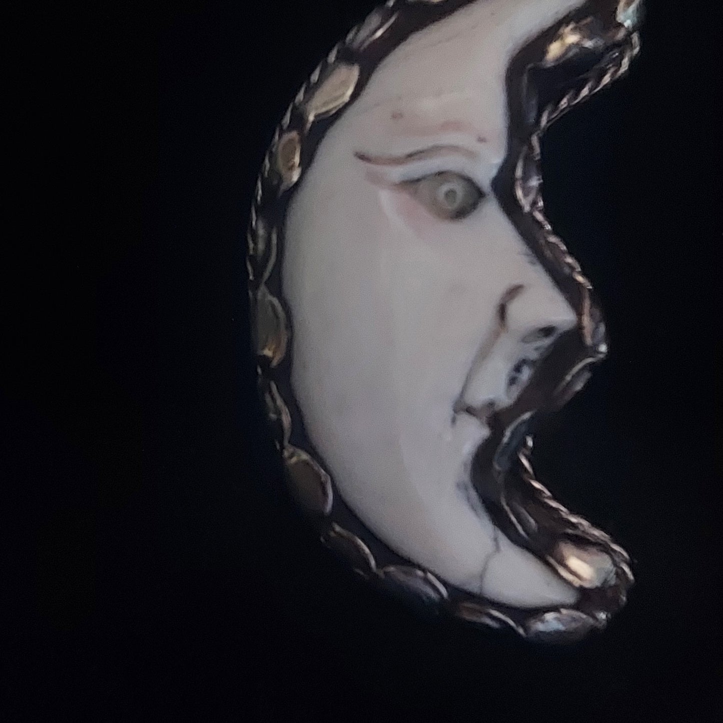 Crescent Moon Bone Ring