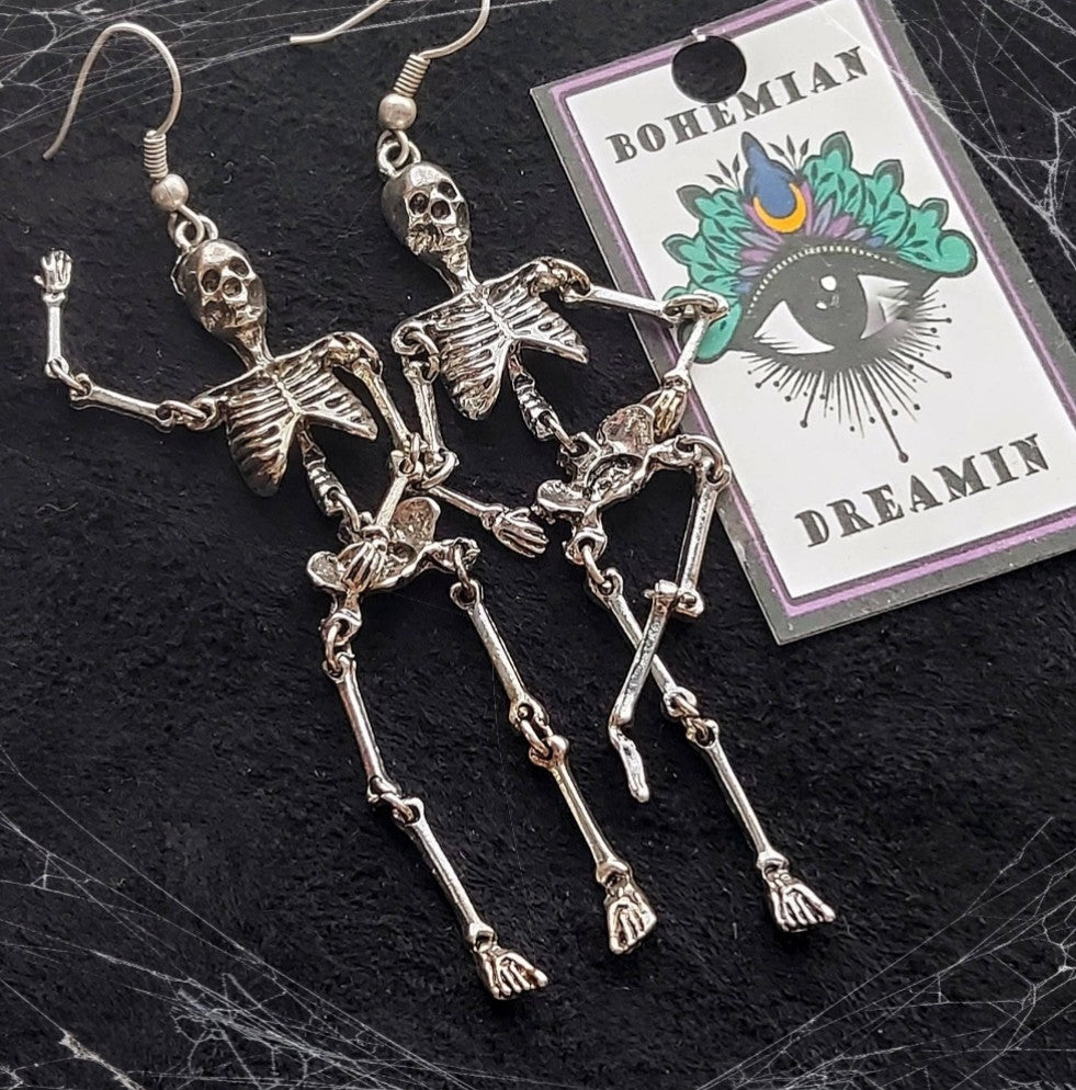 Skeleton Earrings