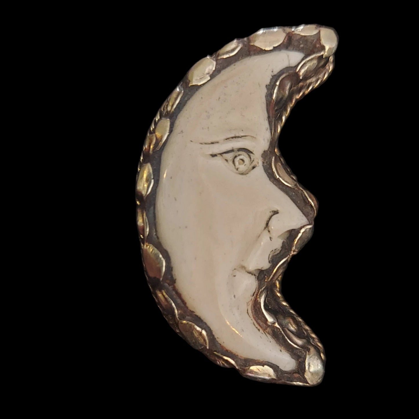 Crescent Moon Bone Ring
