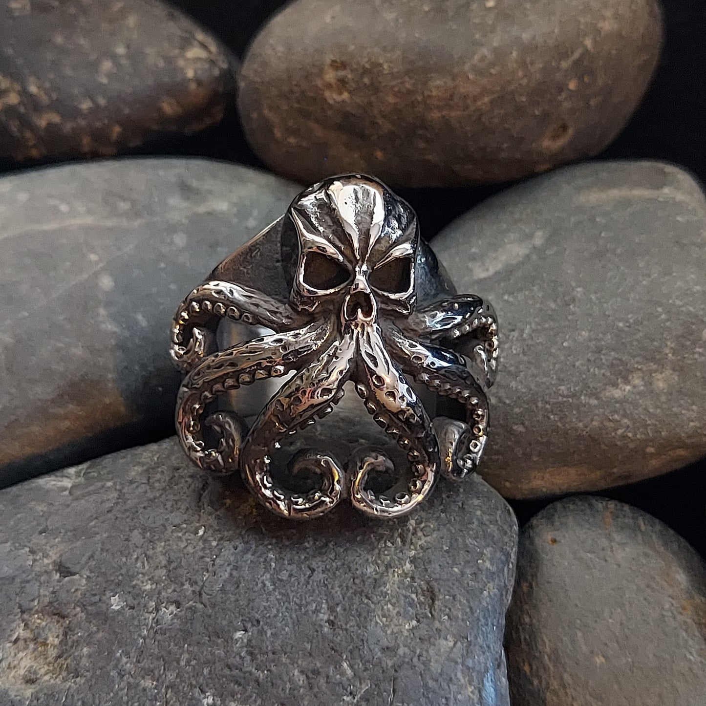 Octopus Stainless Steel Ring