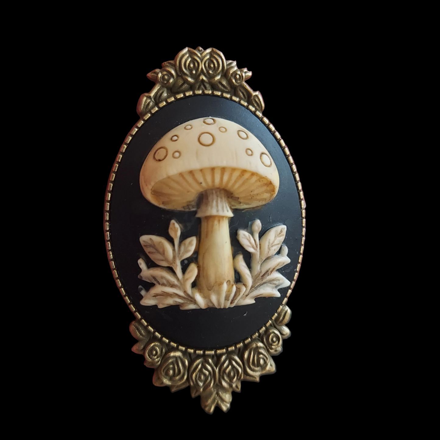 Mushroom Brooch Pin