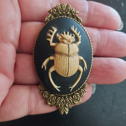 Scarab Brooch Pin