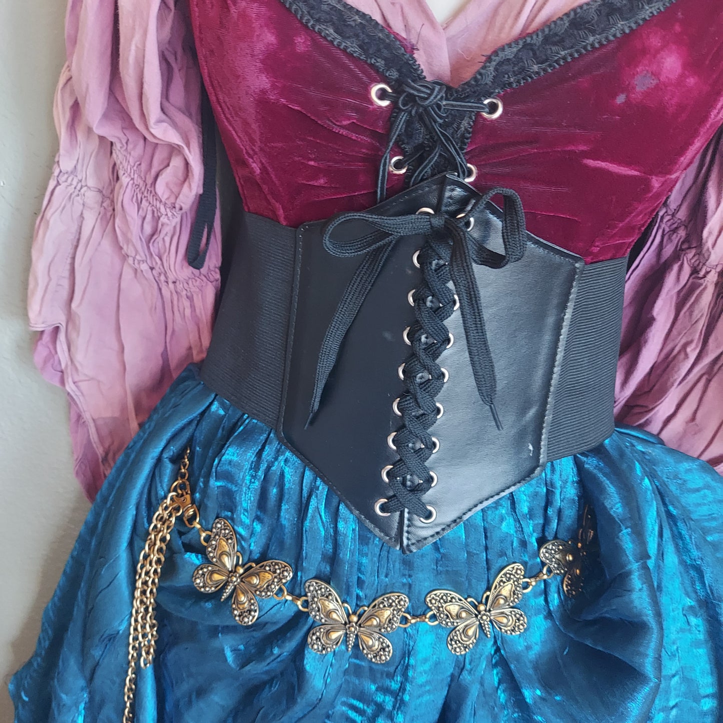 Butterfly Belly Chain Belt- Gold