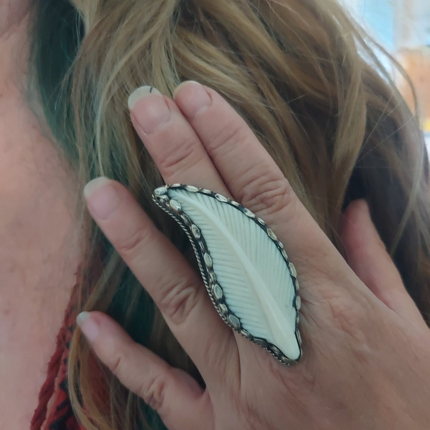 Feather Bone Ring