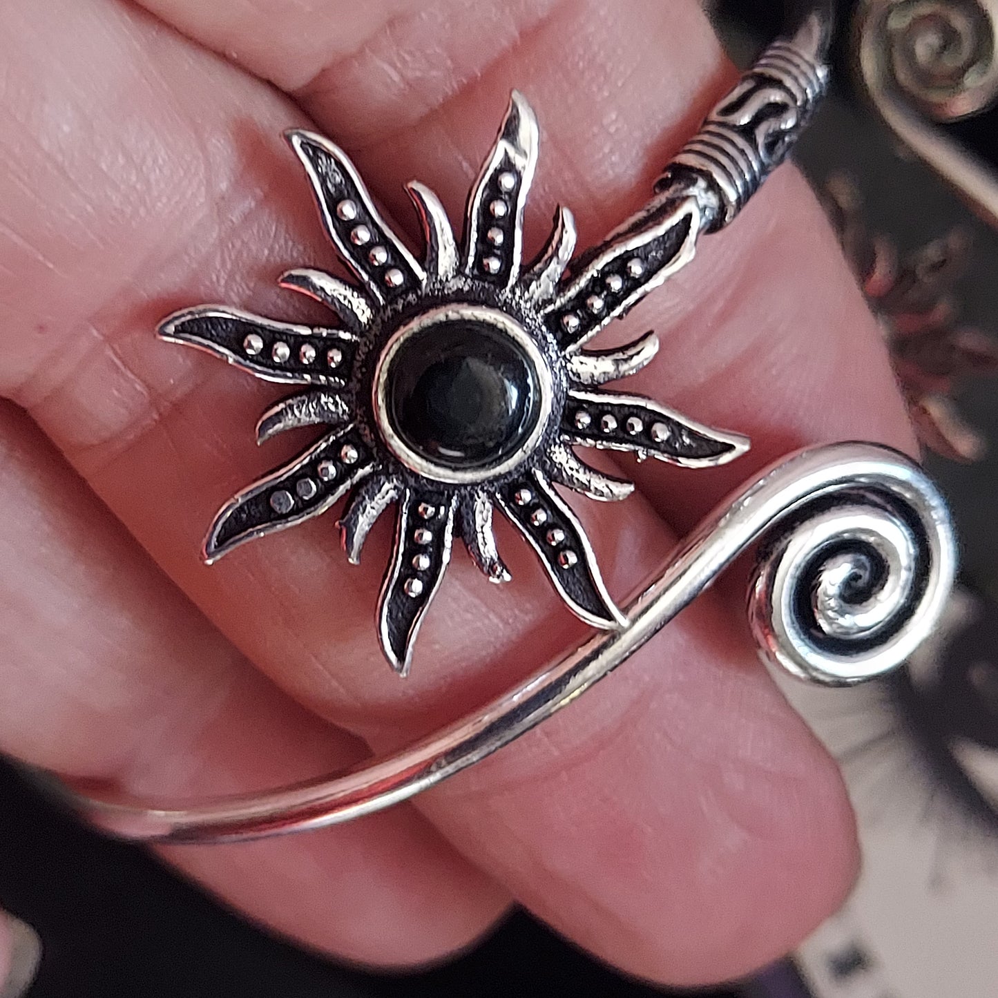 Sun with Black Onyx Bracelet