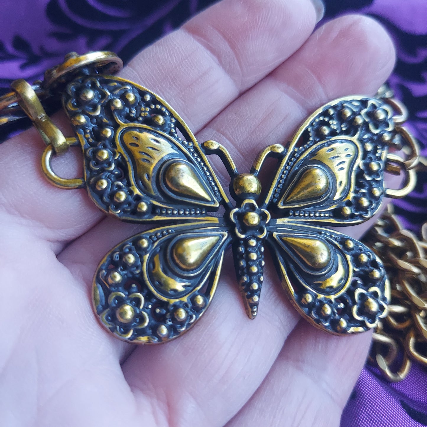 Butterfly Belly Chain Belt- Gold