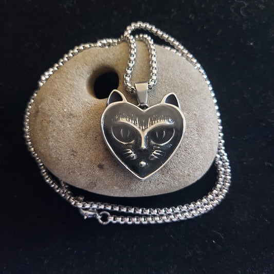 Cat Face Necklace