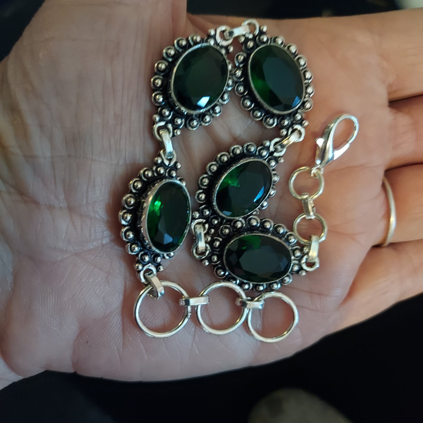 Green Link Bracelet