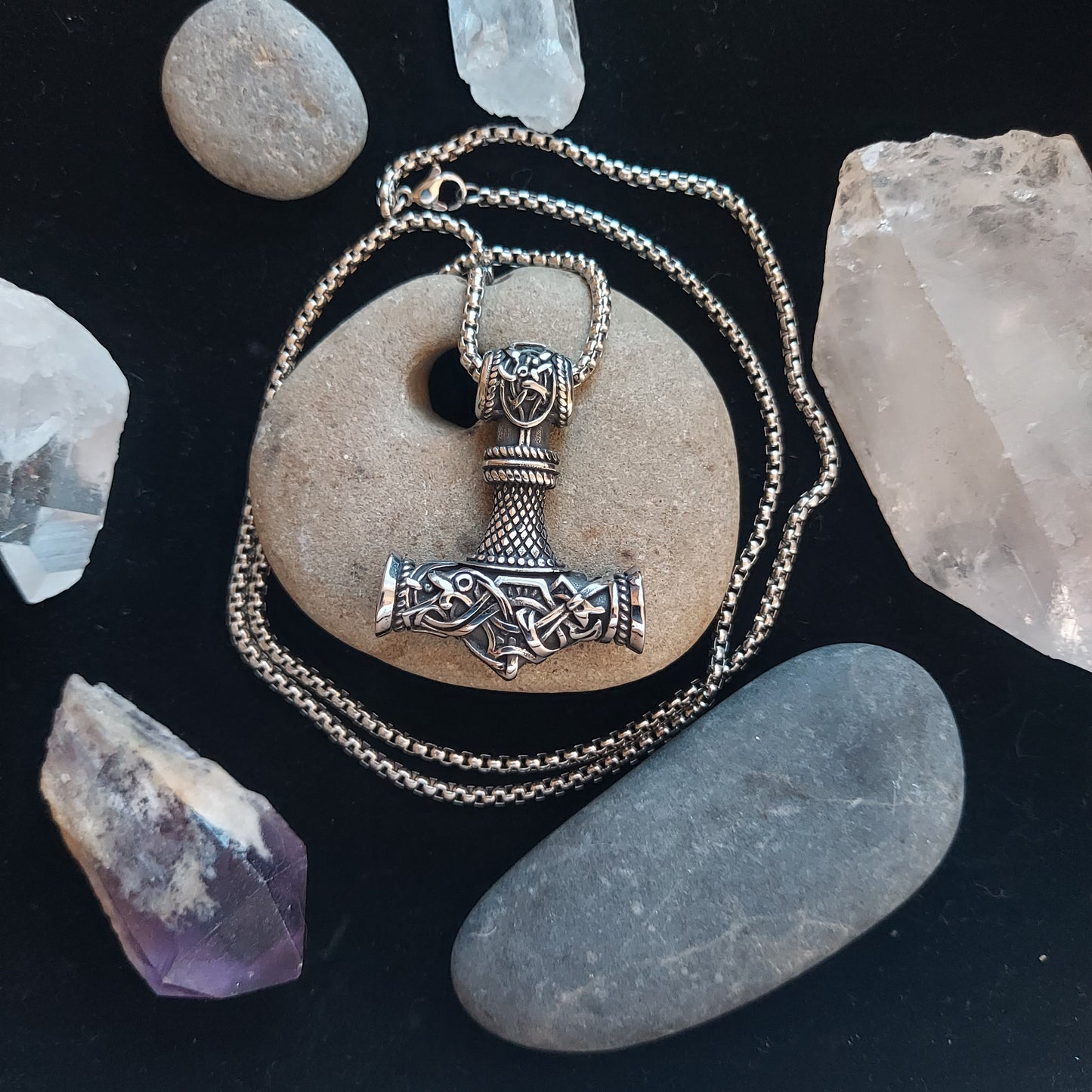 Viking Thor Hammer Mjölnir Necklace
