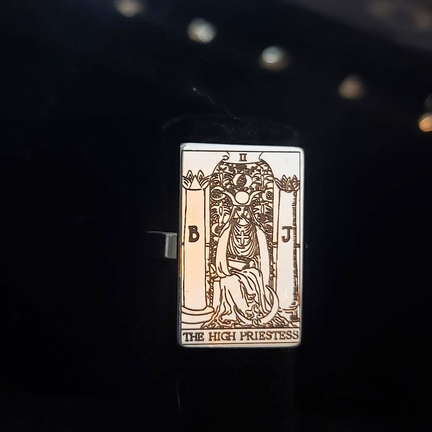 The High Priestess Tarot Card Ring