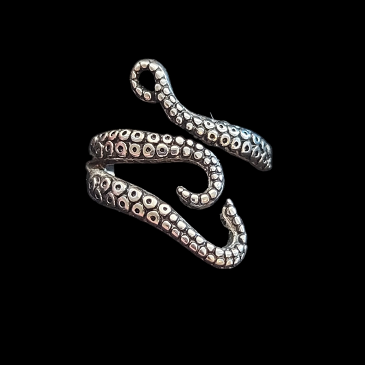 Octopus Tentacles Stainless Steel Ring