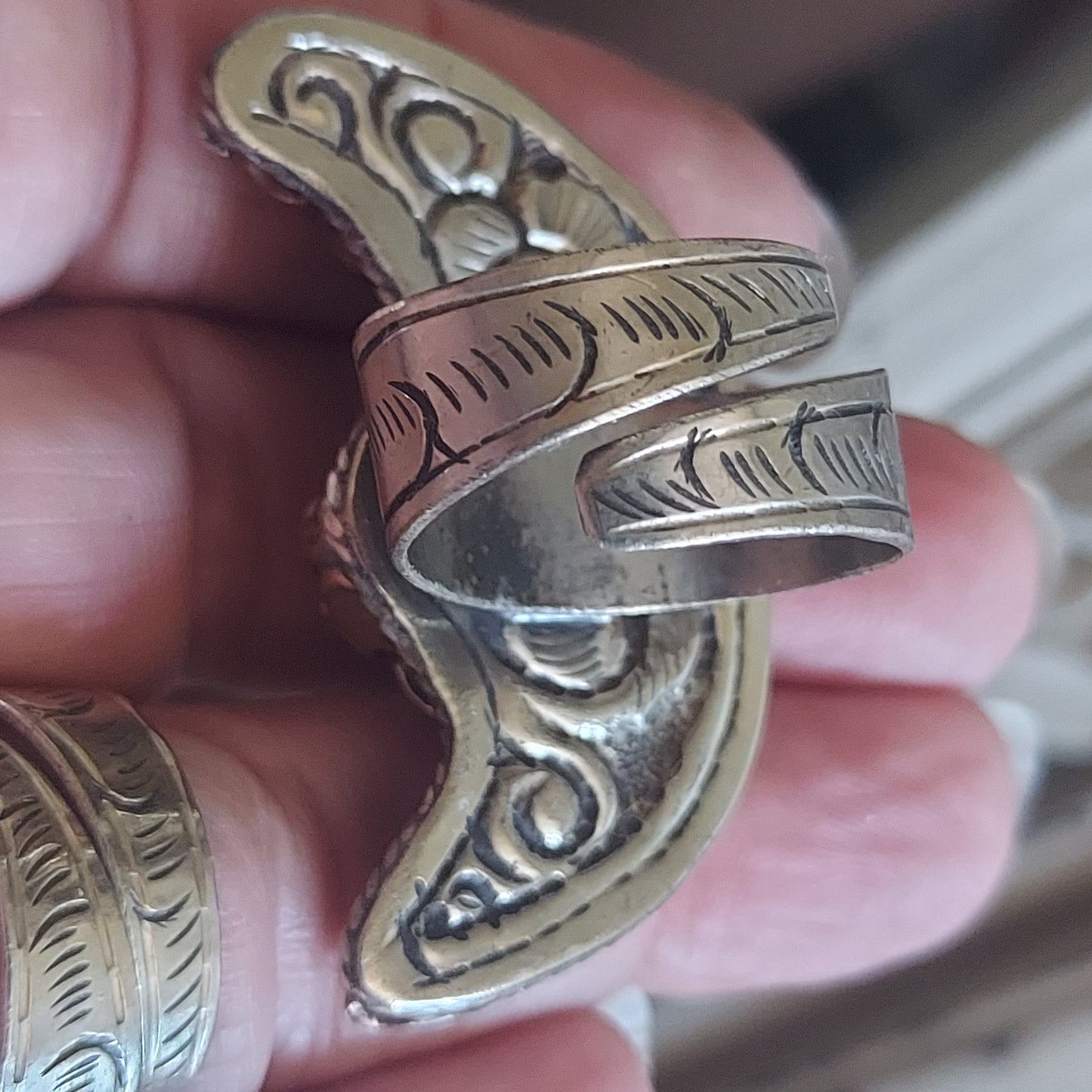 Crescent Moon Bone Ring