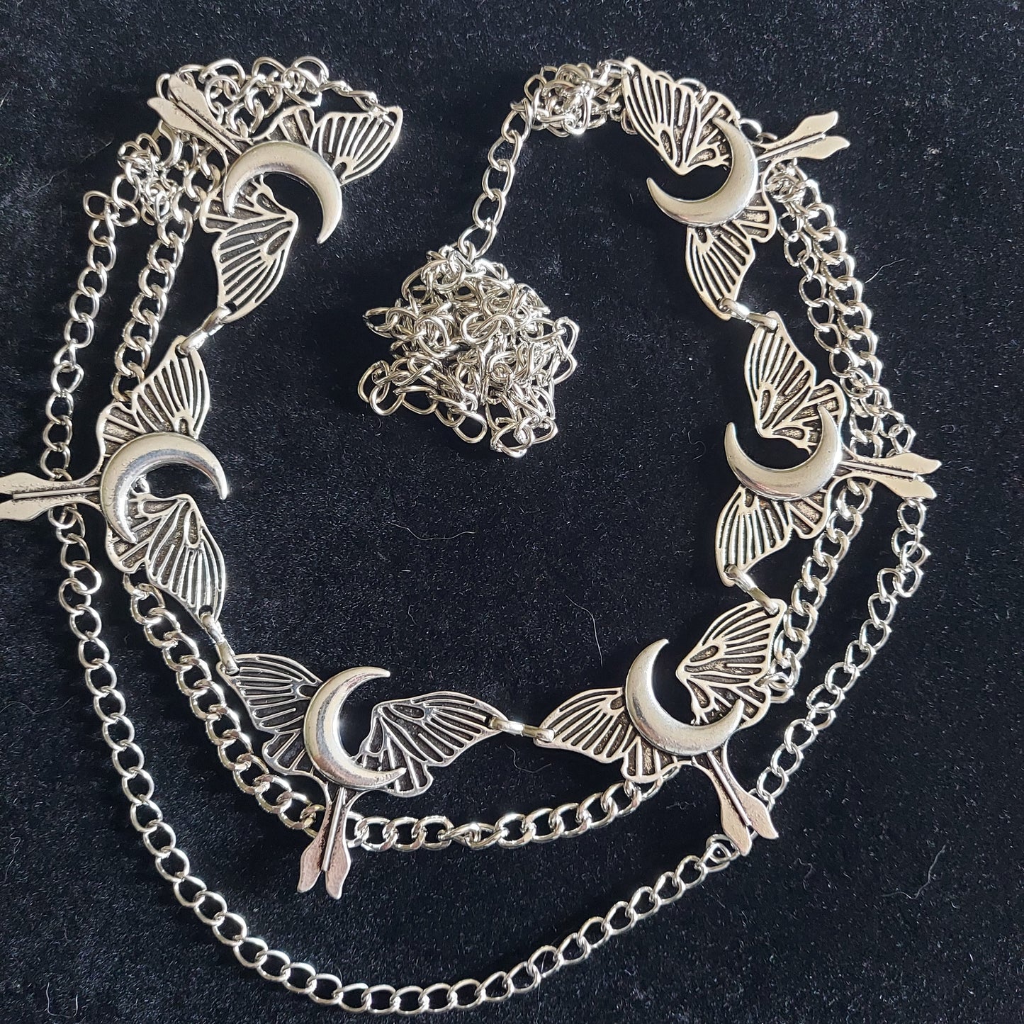 Luna Moth Belly Chain Belt