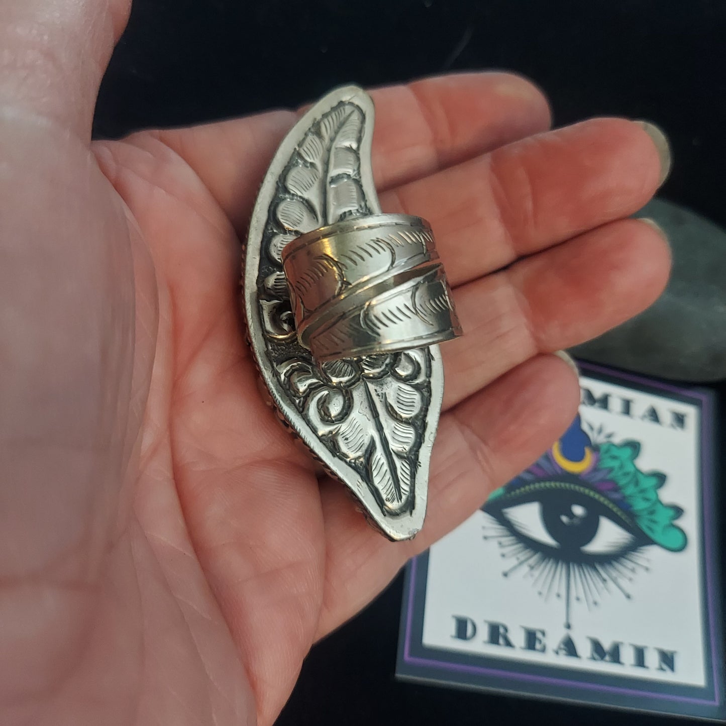 Feather Bone Ring