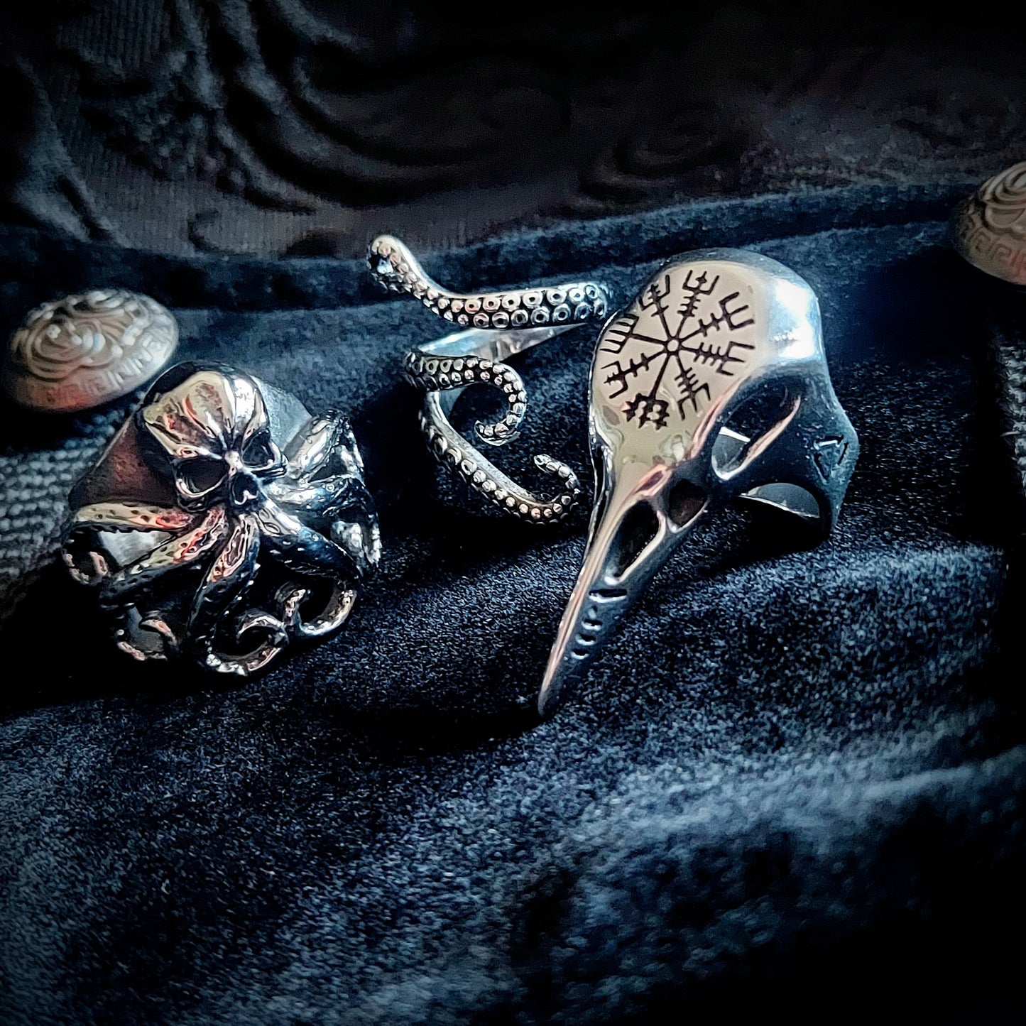 Octopus Tentacles Stainless Steel Ring