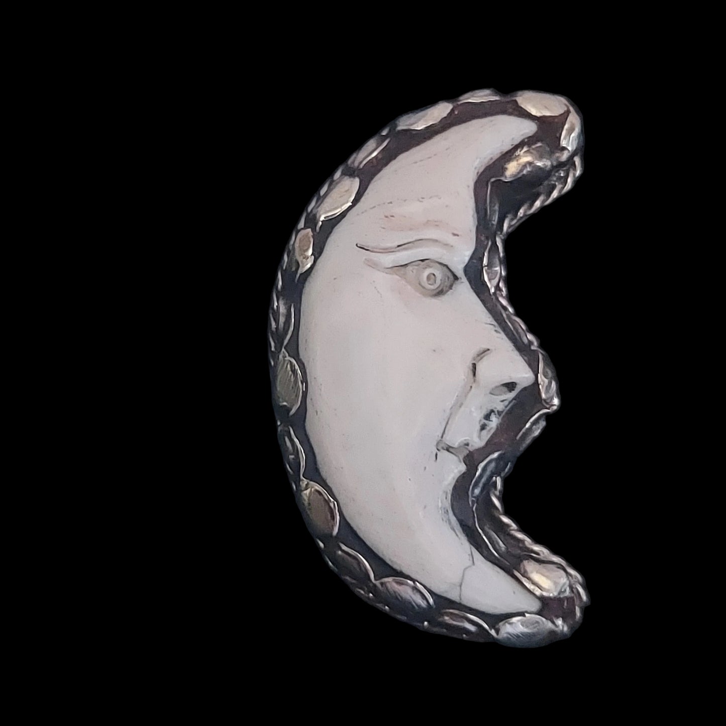 Crescent Moon Bone Ring