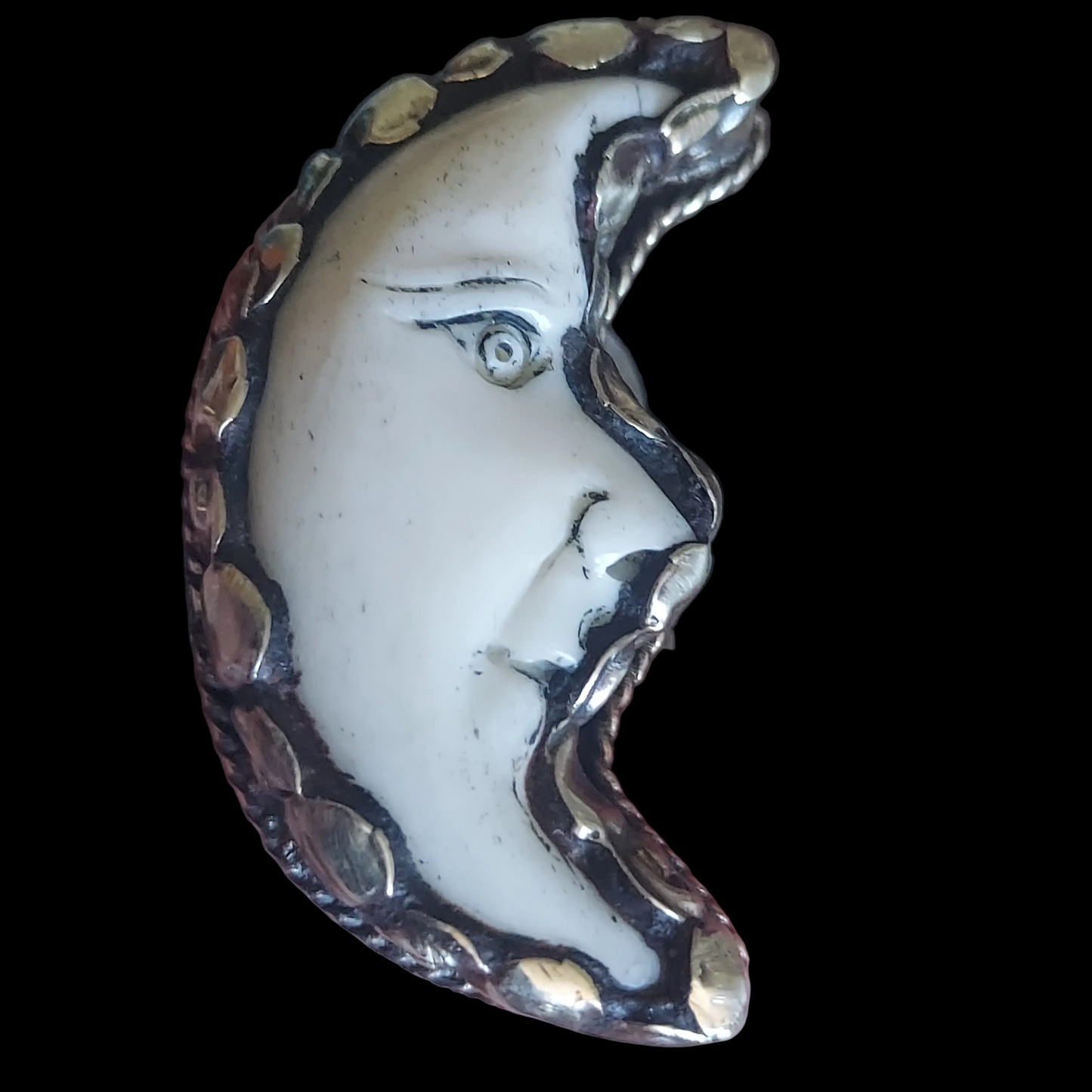 Crescent Moon Bone Ring