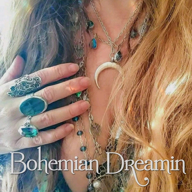 Crescent Moon Large Necklace