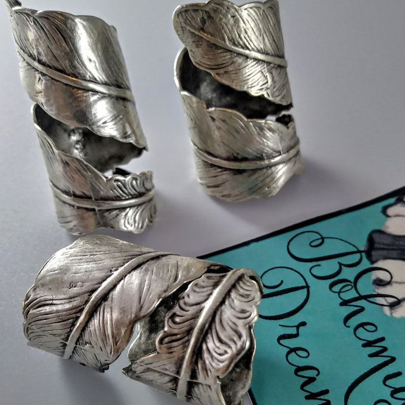 Feather Wrap Around Ring