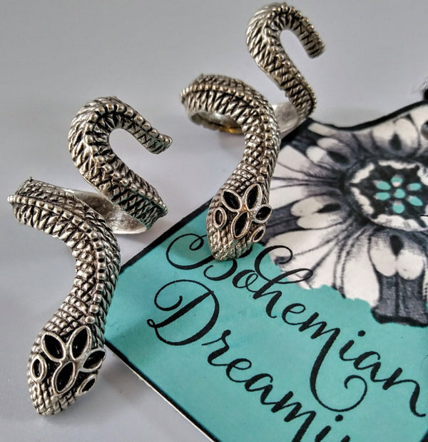 Boho Snake Ring in bohemian style jewelry