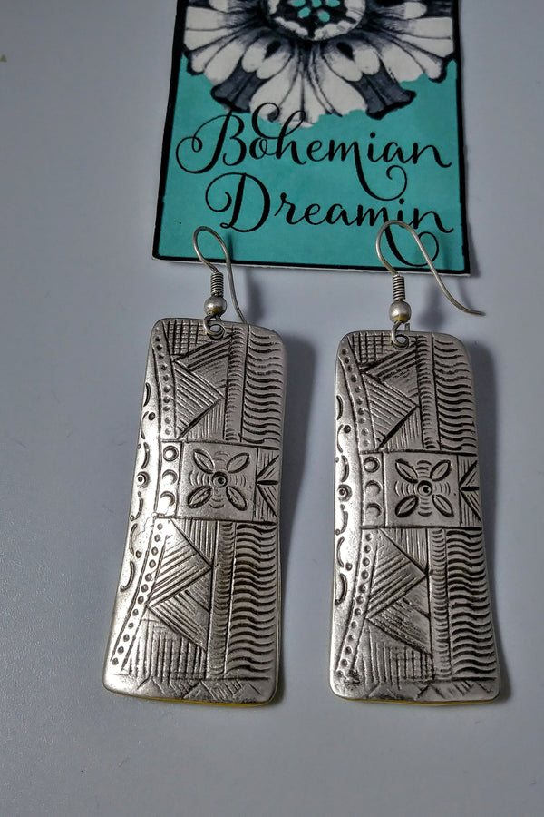 Boho Tribal Earrings in Bohemian Jewelry