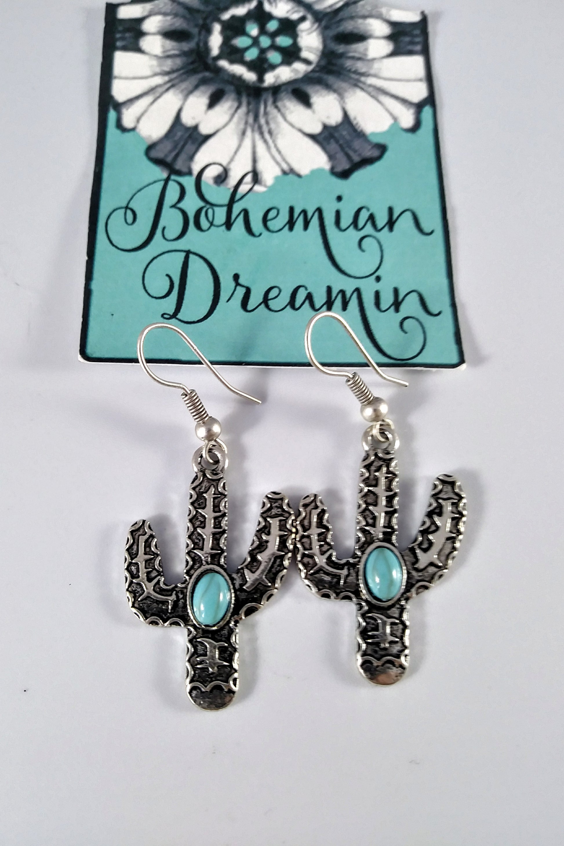 Cactus earrings